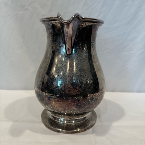 Antique Art Deco 1920s American Silver Plated Pitcher by E.G. Webster & Son, NY - Picture 2 of 9